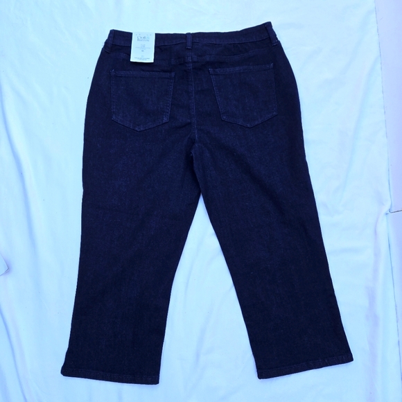 Croft & Barrow capri mid rise denim jeans women's size 14A classic stretch NWT - Picture 8 of 15